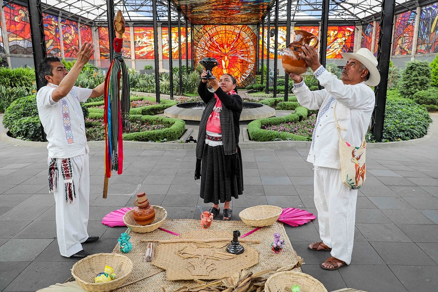 Celebran pueblos originarios  el Festival del Quinto Sol