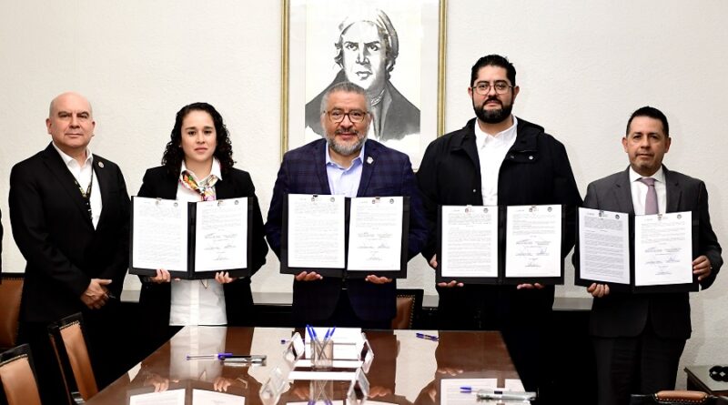 Firman Gobierno del Estado de México, IEEM y Fiscalía el Protocolo de Seguridad para candidatos