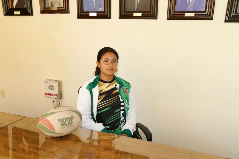 Quetzaly Zareñana, estudiante UAEMéx, seleccionada nacional juvenil de rugby