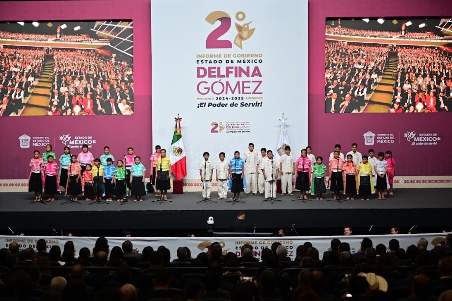 No daré un paso atrás: la Gobernadora Delfina Gómez rinde 2ndo Informe ...