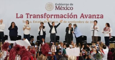 Claudia Sheinbaum visita el Estado de México en el marco de su Primer Informe