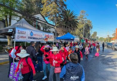 Transitan a salvo contingentes de peregrinos en Toluca rumbo a la Basílica de Guadalupe