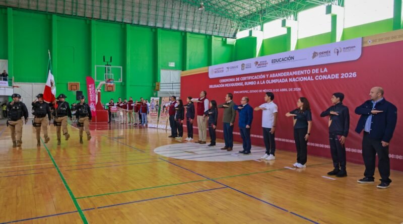 Abandera Gobierno del EdoMéx a más de mil deportistas mexiquenses