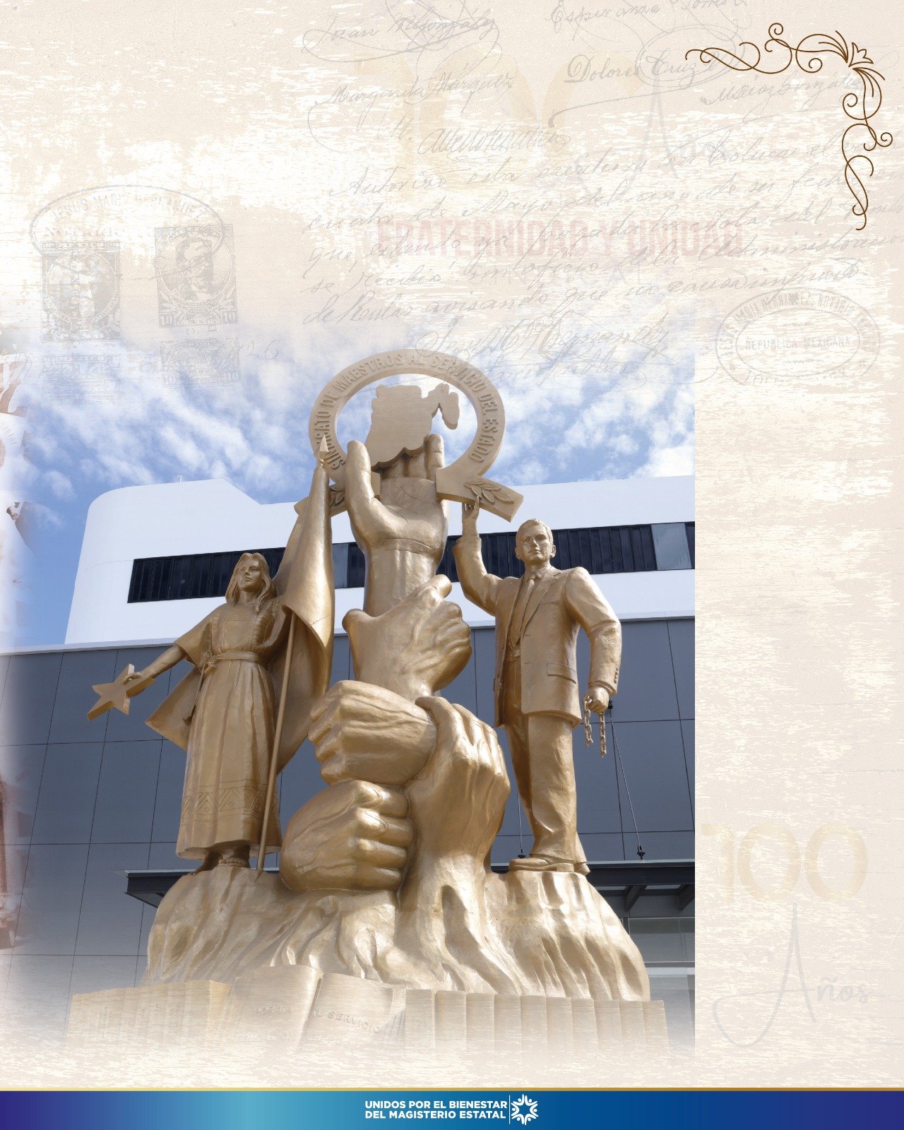 Alista Jenaro Martínez actividades para conmemorar 100 años de organización  magisterial en el SMSEM