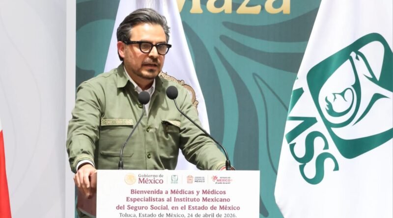 Salud en Edomex se fortalece con histórica incorporación de especialistas del IMSS