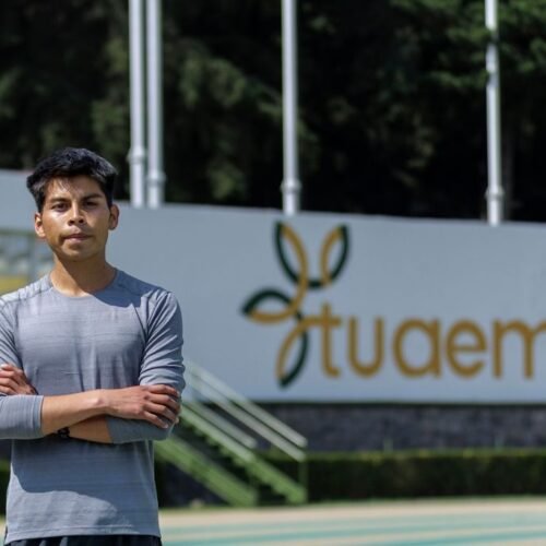 Isaac Porcayo Villarreal, estudiantes de la UAEMéx, consolidó su esfuerzo y disciplina dentro del atletismo universitario nacional