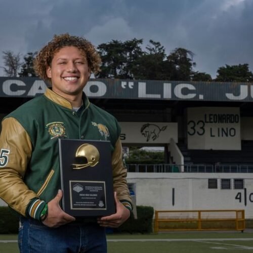 Reconocen a jugador de Potros Salvajes de la UAEMéx Diego Díaz Galindo, con el Casco de Oro 2025