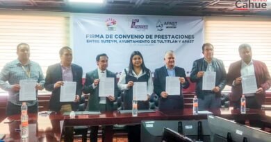 Firman SUTEYM y Tultitlán el Convenio de Sueldo y Prestaciones 2026