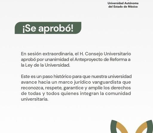 SE APROBO ANTEPROYECTO A LA LEY DE LA UNIVERSIDAD  