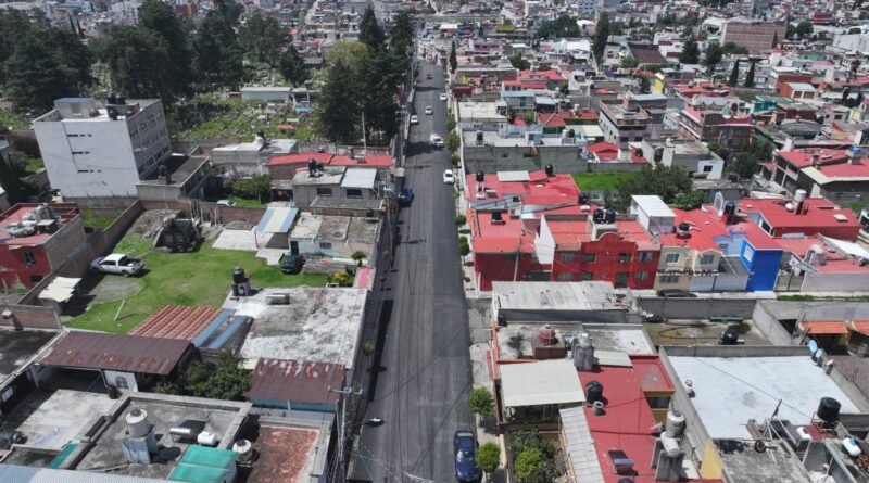 Concluye Ricardo Moreno rehabilitación de la calle De Los Panteones en San Mateo Oxtotitlán