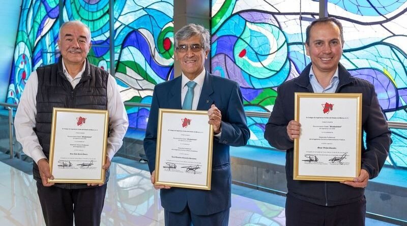 Orgullo UAEMéx: tres egresados son reconocidos por su trayectoria en Ingeniería Civil