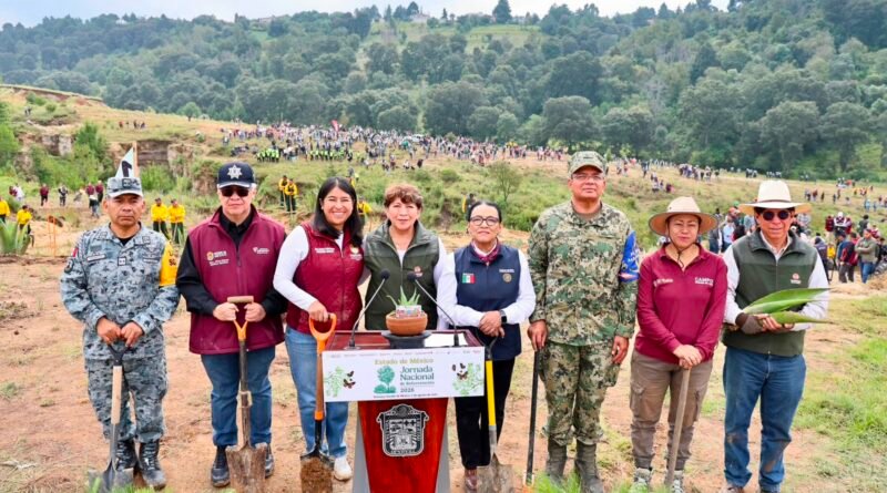 Se suman congresistas mexiquenses a Jornada Nacional de Reforestación
