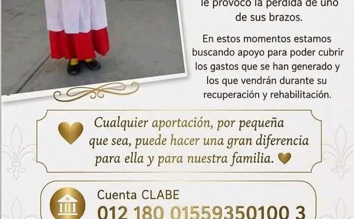 Estrellita pierde un brazo tras explosión de pirotecnia en Cuautitlán Izcalli; necesita ayuda