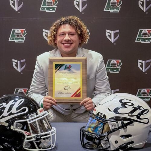 Diego Díaz, Novato del Año de la ONEFA, orgullo de Potros Salvajes*
