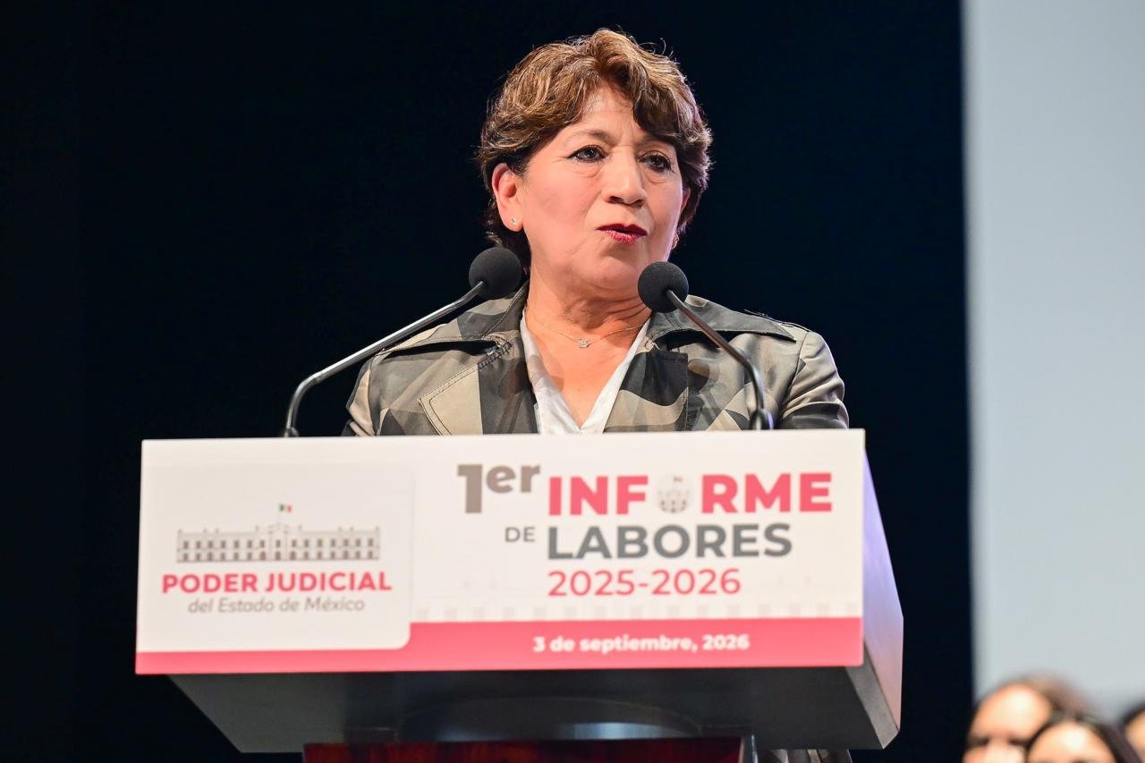 Gobernadora Delfina Gómez reconoce transformación del Poder Judicial del EdoMéx