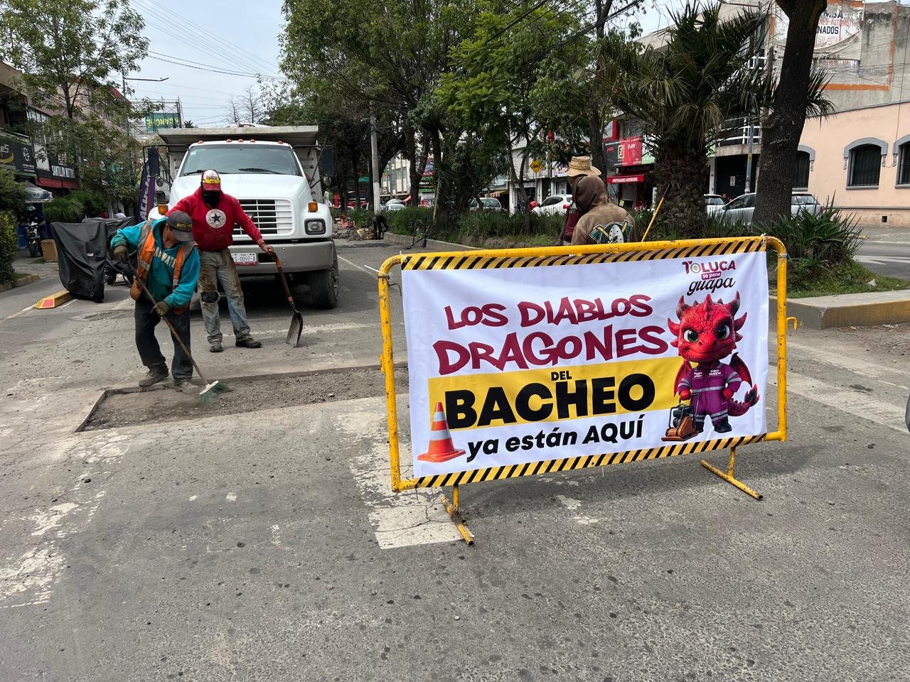 Llama Gobierno de Toluca a tomar vías alternas por obras de bacheo y rehabilitación en avenidas