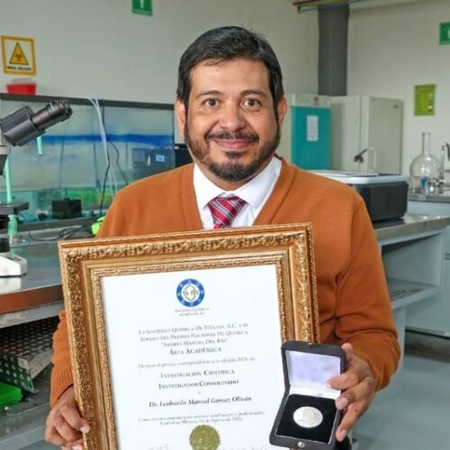 Leobardo Gómez Oliván, académico de la UAEMéx, ganó el Premio Nacional de Química 2026