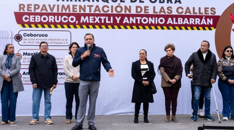 Suma Toluca tres calles a rehabilitar para mejorar la movilidad y agilizar traslados de la población